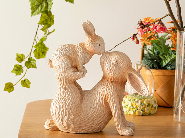 Bunny Family Statuette 23.5х10х24.3 cm