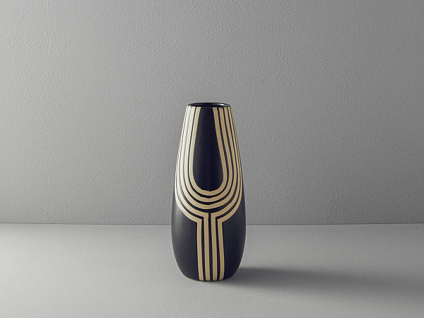 Stripy Vase 14х14х32 cm