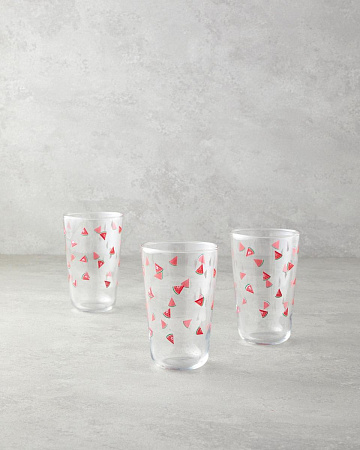 Watermellies Set of glasses 400 ml 3 pcs