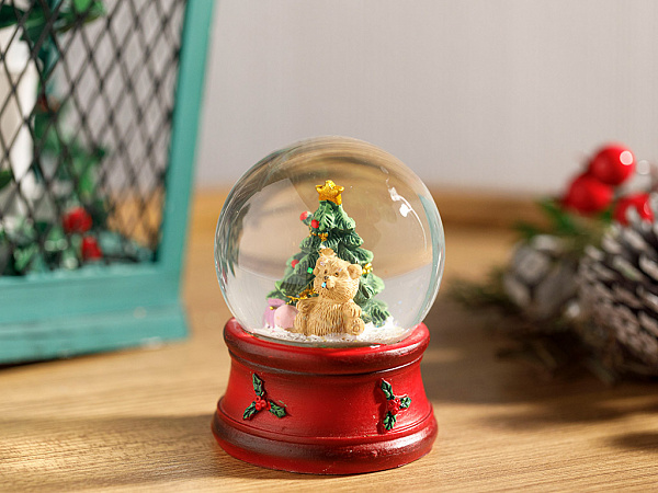 Christmas Tree Снежный шар 7.5х6.8х9.5 см