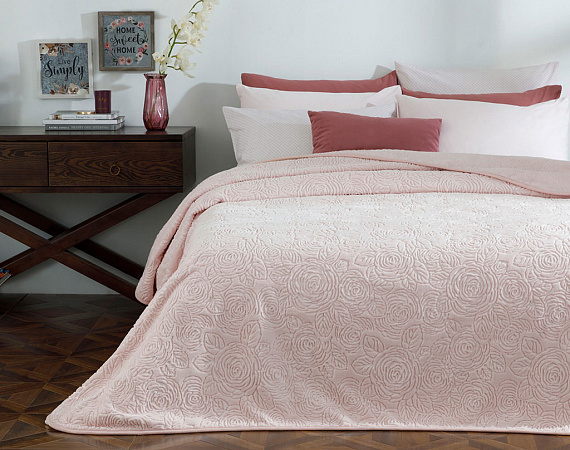 Shabby Rose Emboss Blanket 200х220 cm