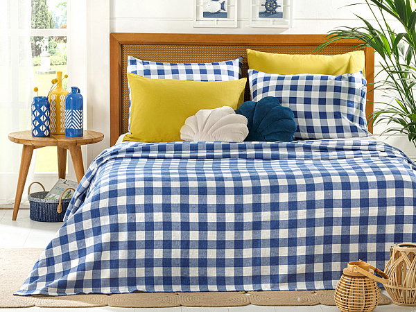 Gingham Pique sheet 150х220 cm