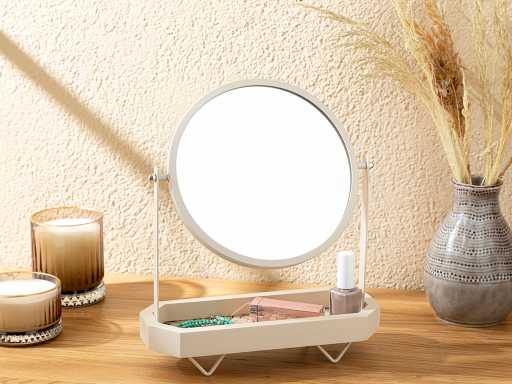 Alexa Cream Mirror 29х24х10 cm