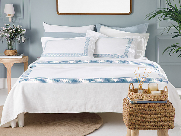 Greek Ribbon Pano Pique bedding set 200х220 cm