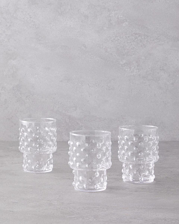 Bubbles Set of glasses 300 ml 3 pcs