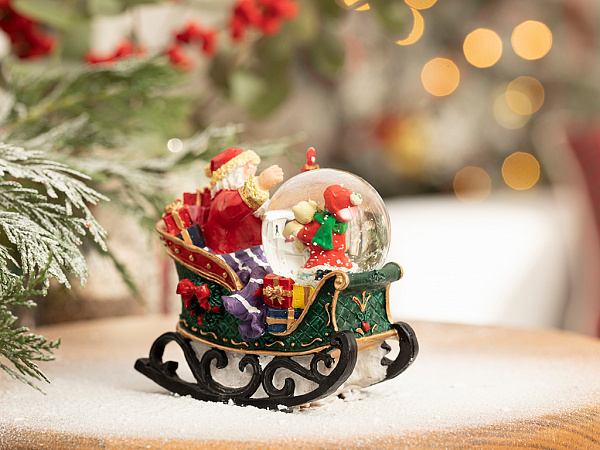 Santa Snow globe 5х10 cm