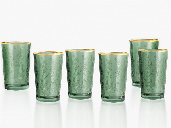 Leaf Set of glasses 100 ml