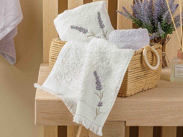 Lavender Рушник для рук бавовняний 30х45 см