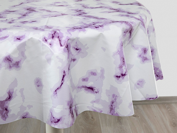 Fancy Marble Tablecloth 140x140 cm