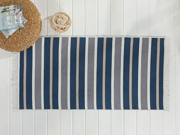 Timeless Stripe Cotton Carpet 80х150 cm