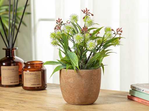 Royal Flowers Искусственный цветок в горшке 10х23.5 см
