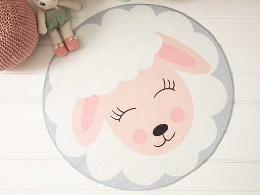 Little Lamb Хлопковый Ковер 90х90 см