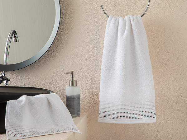 Stripes Face towel cotton 50х76 cm