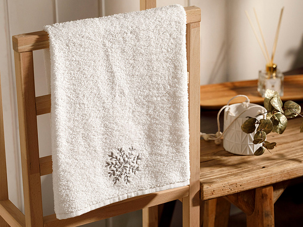 Snow Flake Полотенце для лица хлопковое 50х80 см