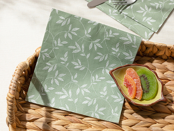 Flora Салфетки бумажные 33х33 см 20 шт