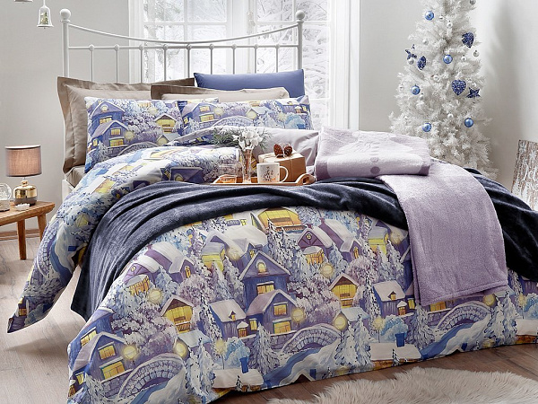 Winter Lights Cotton Duvet Cover 200х220 cm