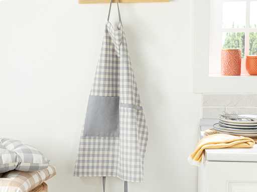 Gingham Кухонный фартук 58х68 см