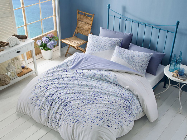 Fish Wave Cotton Duvet Cover 160х220 cm