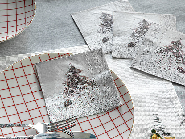 Winter Conservatory Серветки паперові 25х25 см 20 шт