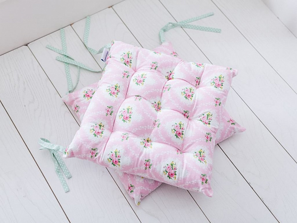 Rosy Подушка для сидения с печатным рисунком 40х40 см