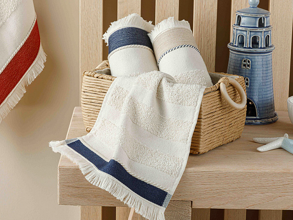 Marine Stripe Полотенце для рук хлопковое 30х45 см