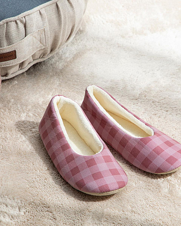 Modern Plaid Slippers 38