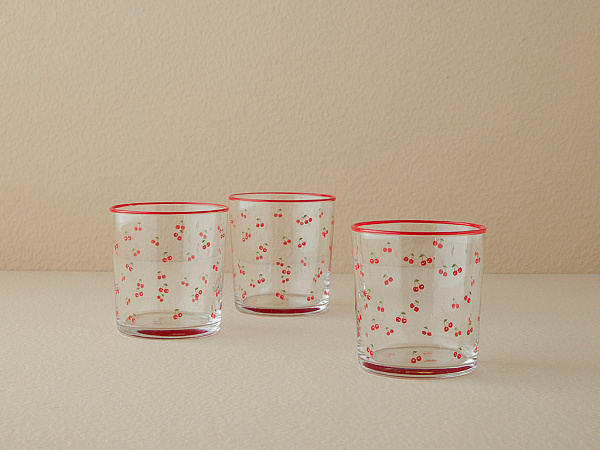 Cherry Set of glasses 380 ml 3 pcs