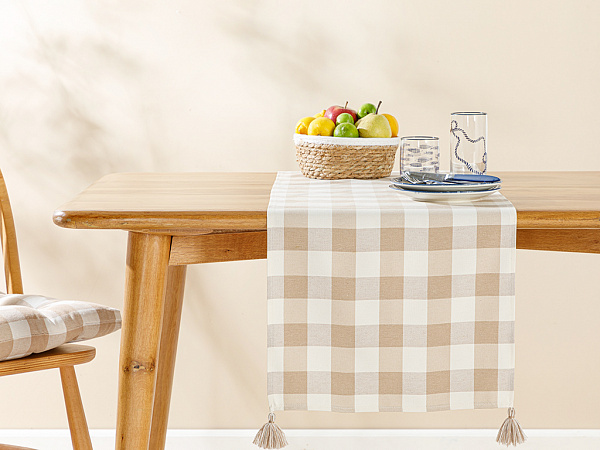 Gingham Столовая дорожка 40х140 см