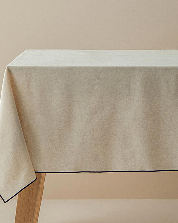 Modern Linen Tablecloth 150x220 cm