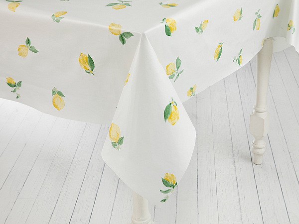 Lemon PVC tablecloth 200х140 cm