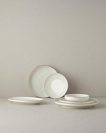 Torino A set of plates 27 cm - 21 cm - 19 cm- 15 cm - 25 cm- 25 cm 27 pcs