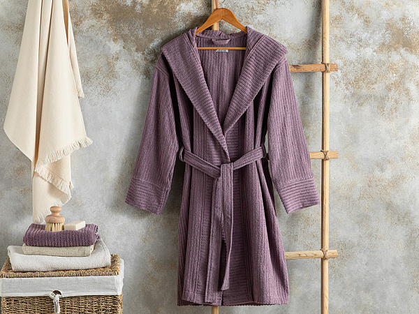 Stripe Bathrobe S-M