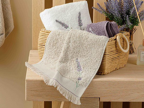 Lavender Рушник для рук бавовняний 30х45 см