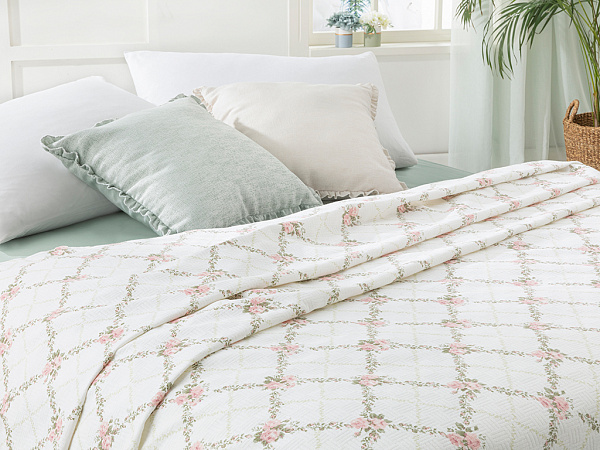 Rose Chain Pique sheet 200х220 cm