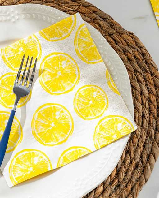 Lemon Салфетки бумажные 33х33 см 20 шт