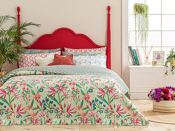Fresh Liliums Bed cover 160х220 cm