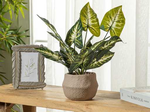 Dieffenbachia Штучна квітка у горщику 13х40 см