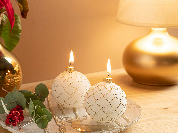 Christmas Ball Свеча 7х7х15 см