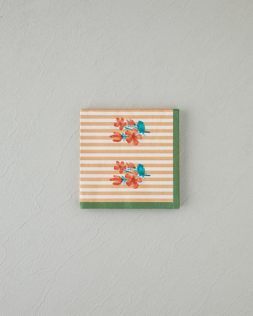 Retro Flower Paper napkins 33х33 cm 20 pcs