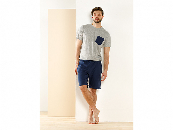Plain Blue Pajama set L