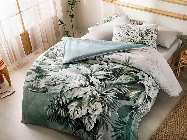 Green Savage Cotton Duvet Cover 200х220 cm