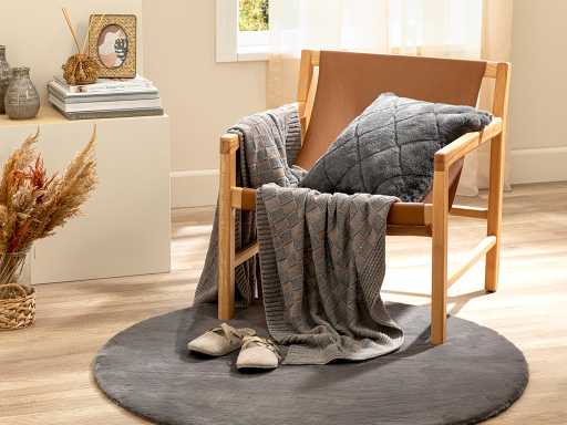 Soft Touch Rabbit Rug 120 cm