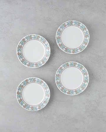 Elegant Set of plates 19 cm 4 pcs