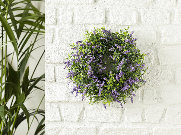 Lavender Wreath Венок из искусственных цветов 35х35 см