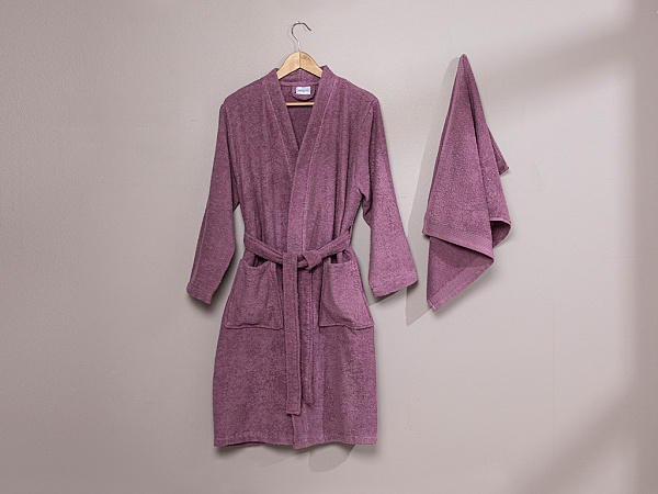 Plain Bathrobe S-M Towel 50х90 cm