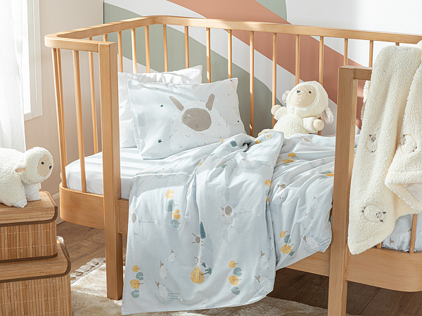 Little Lamb Дитячий набір постільної білизни 100х150 см