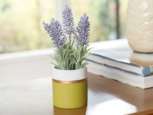 Lavender Искусственные цветы в горшке 11х11х18 см