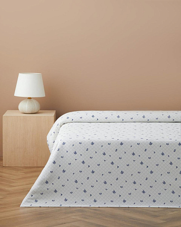 Heritage blue  Простынь пикейная 200х220 см