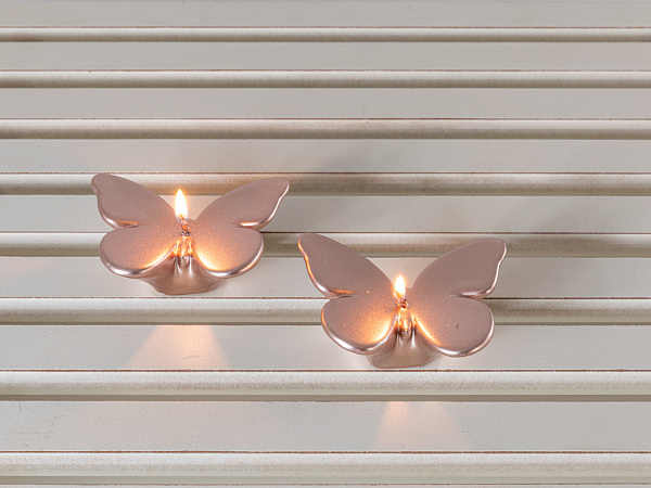 Butterflies Set of candles 2 pcs