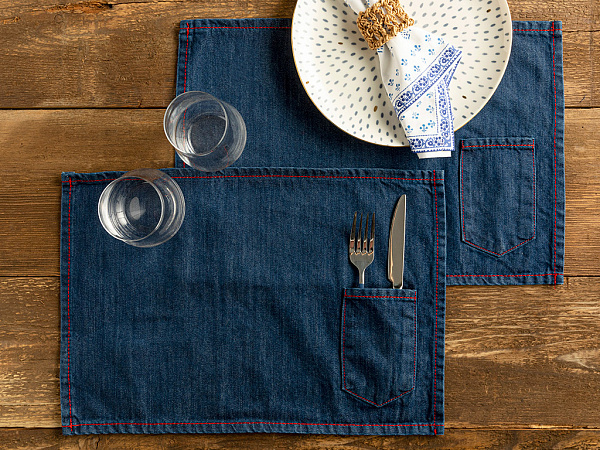 Denim Set of napkins 30х45 cm 2 pcs